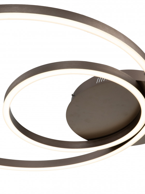 Потолочный светильник 900*800*120 мм, 2*LED 70W 3000-6000K коричневый Indigo Stella V000005L