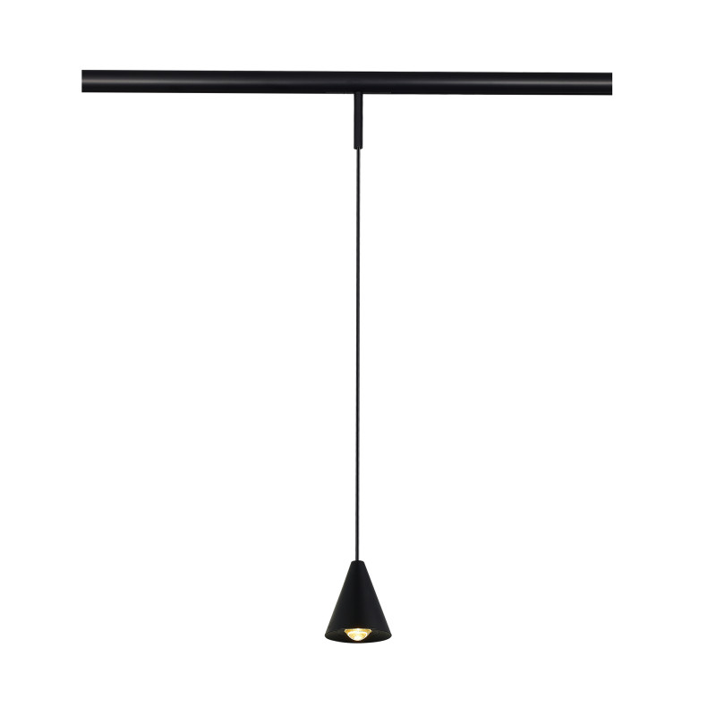 Магнитный трековый светильник SUPER5 8*9,8 см, 1*LED 5W 3000K ST LUCE ST689.436.05 черный