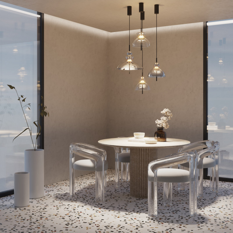 Подвесной светильник  40*67,9 см, LED 1 12W, 3000К, Черный Maytoni Bangkok MOD185PL-L6B3K3