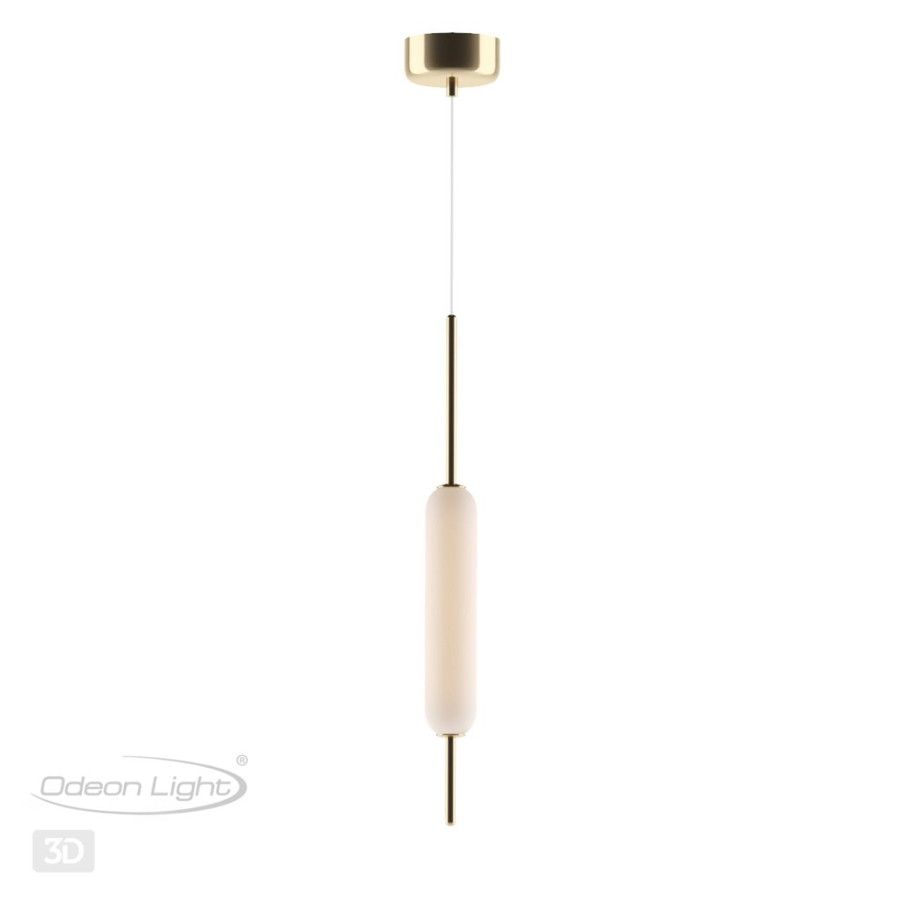 Светильник подвесной Odeon Light Reeds 4794/12L, 12W LED, 4000K, бронза