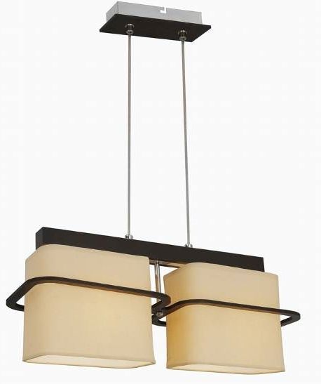 Люстра L425 x W145 x H1035, мм, 2*40W (80W), WENGUE+CH (Венге+Хром) Sfera Sveta 85564/2P WENGUE+CH