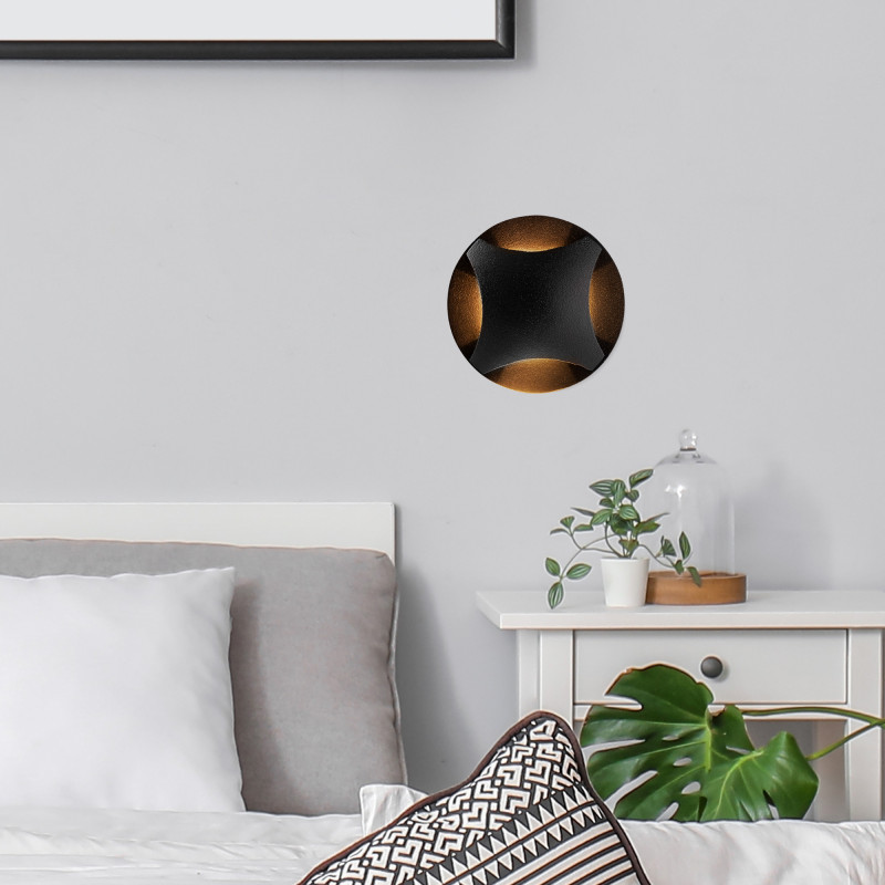 Уличный встраиваемый Maytoni Biscotti O036-L3B3K, 3W LED, 3000K, черный