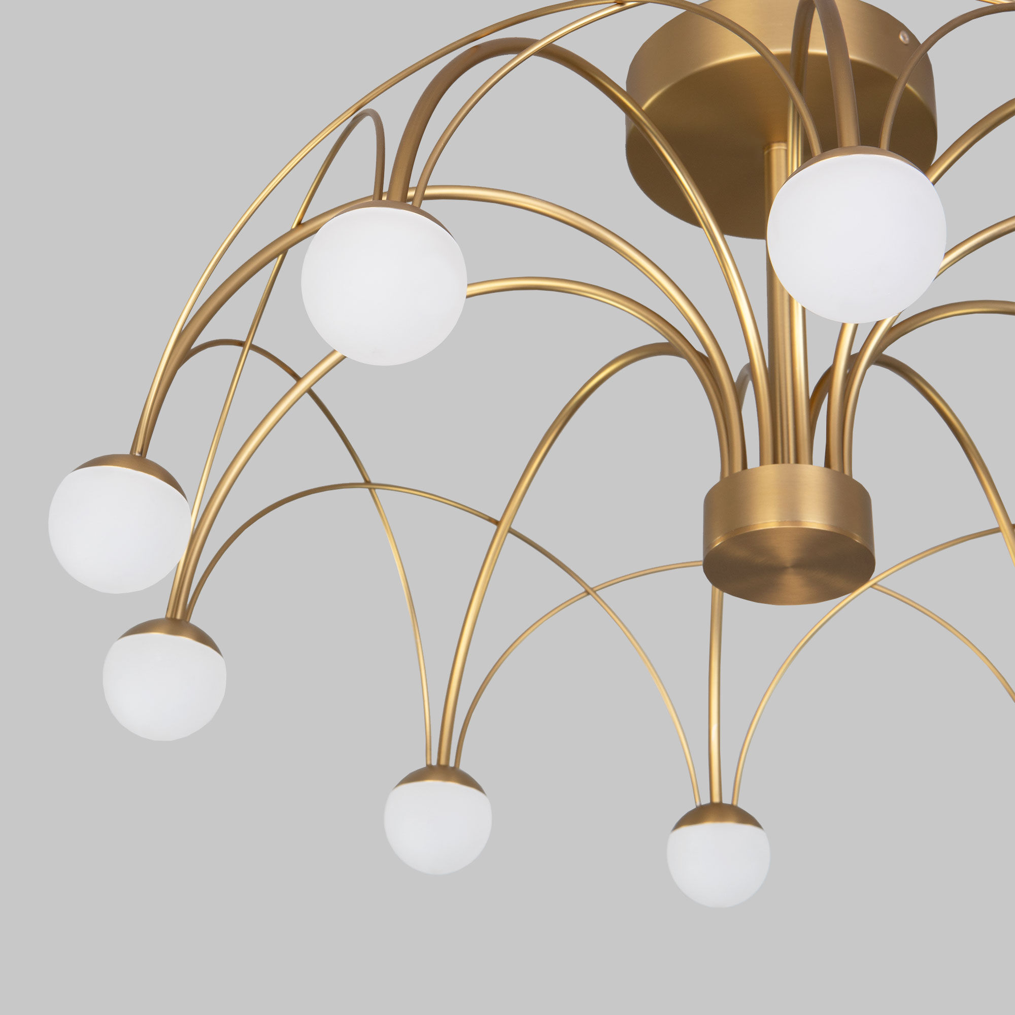 Светильник 65*65*35 см, LED*35W, 4000K, Eurosvet Ragno 90031/10, золото, a069303