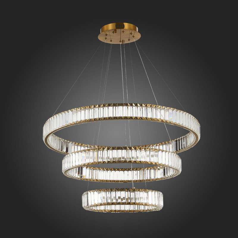 Люстра подвесная 82 см, 122W 4000K ST LUCE TIVOLI SL1622.303.03 Латунь