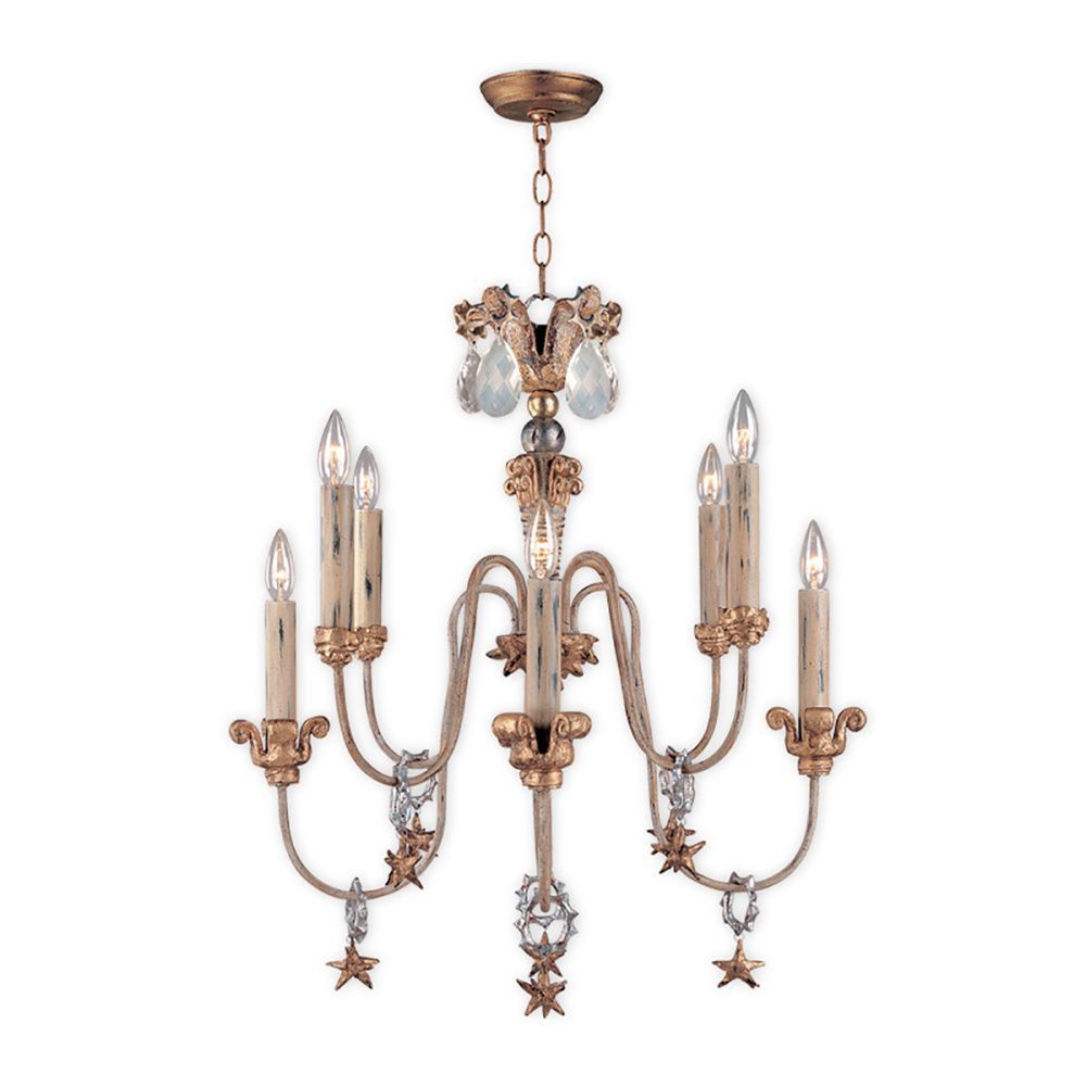 Люстра *64*85-257 см, E14*60W, Natural Concepts Flambeau Mignon KENDAL, латунь