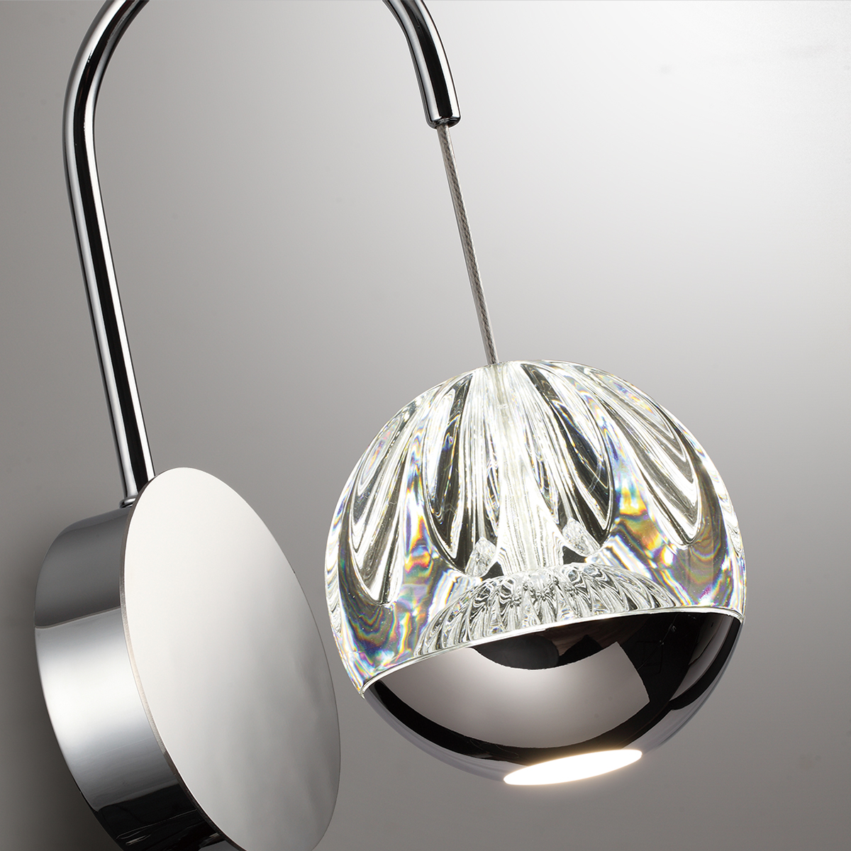 Светильник 26 см, 5W, 300 Лм, Odeon Light 5100/5WL, хром