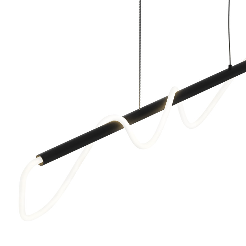 Подвесной светильник 18*140 см, LED 43W, 3000К, Черный Maytoni Tau MOD146PL-L30B3K