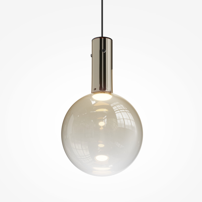 Светильник 20 см, 4W, 3000K, Maytoni MOD182PL-L4CG3K, черный