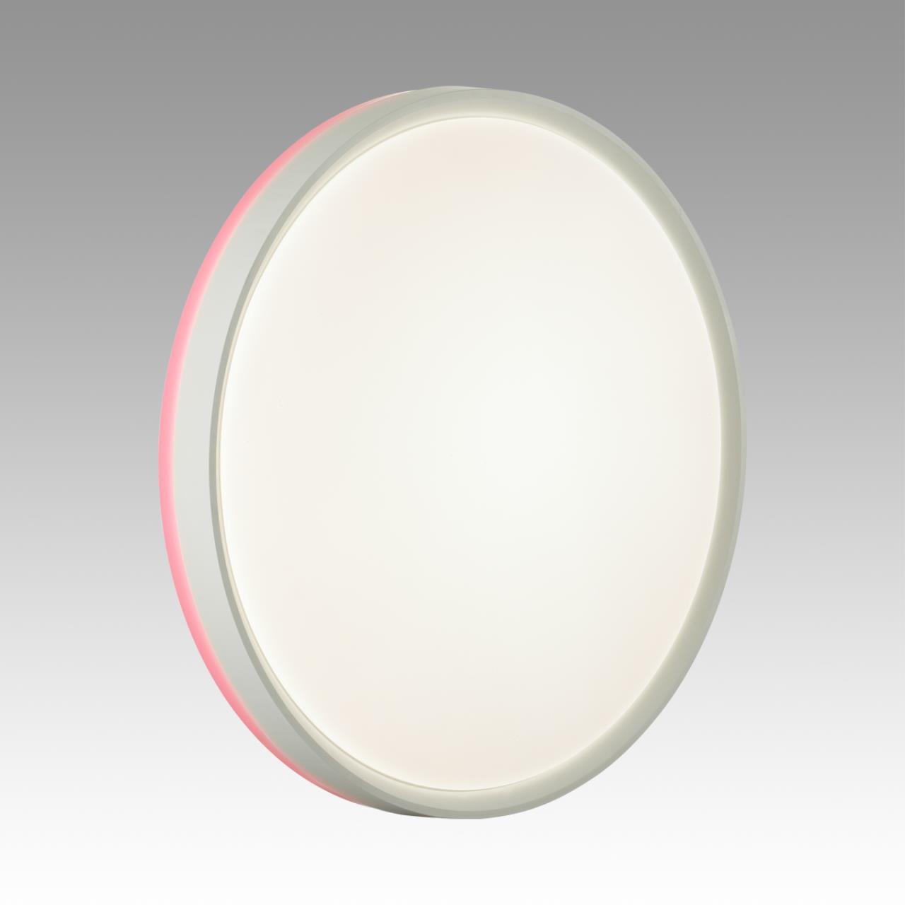 Cветильник 50 см, LED 1*70W, 3000-6000 К, Sonex Kezo Pink 7708/EL, белый/розовый