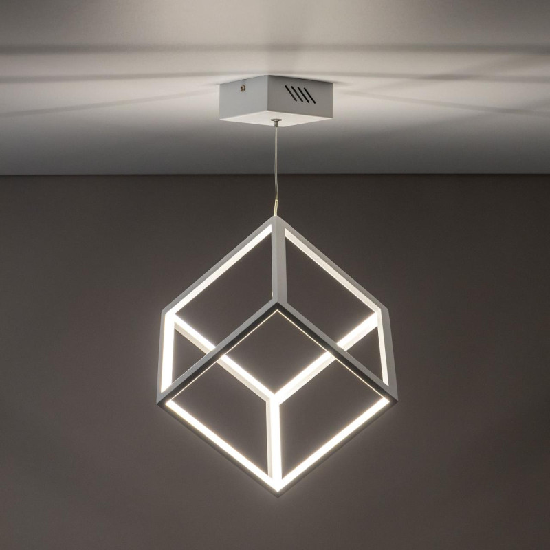 Подвесной светильник LED  Citilux Куб CL719200 Белый, 30W*4000K