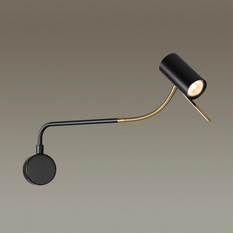Светильник 20 см, Odeon Light GIGI 4382/1W, черный