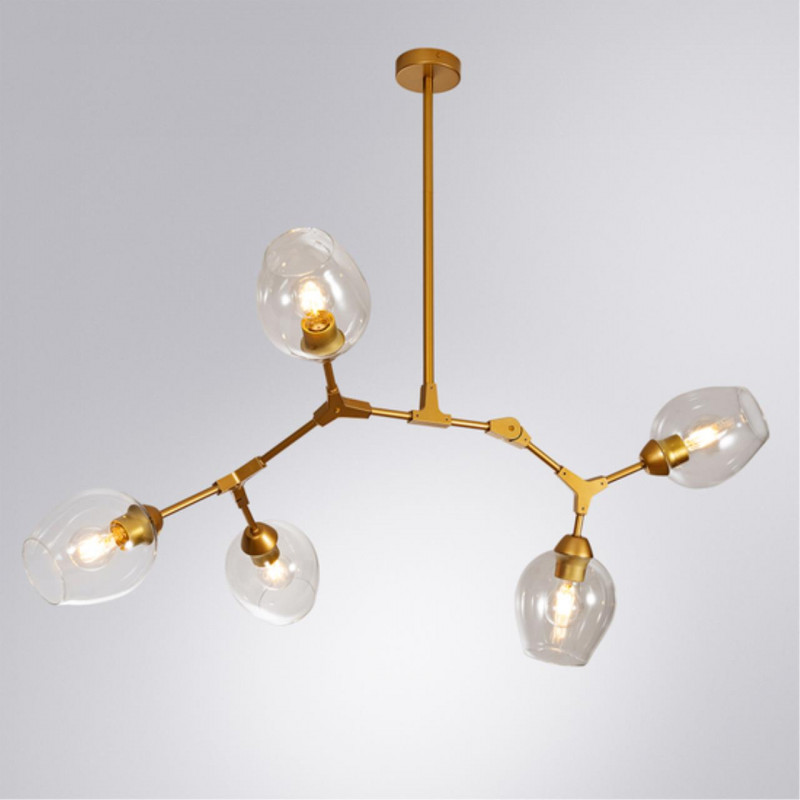 Светильник 90 см, Arte Lamp Yuka A4103SP-5GO, золото