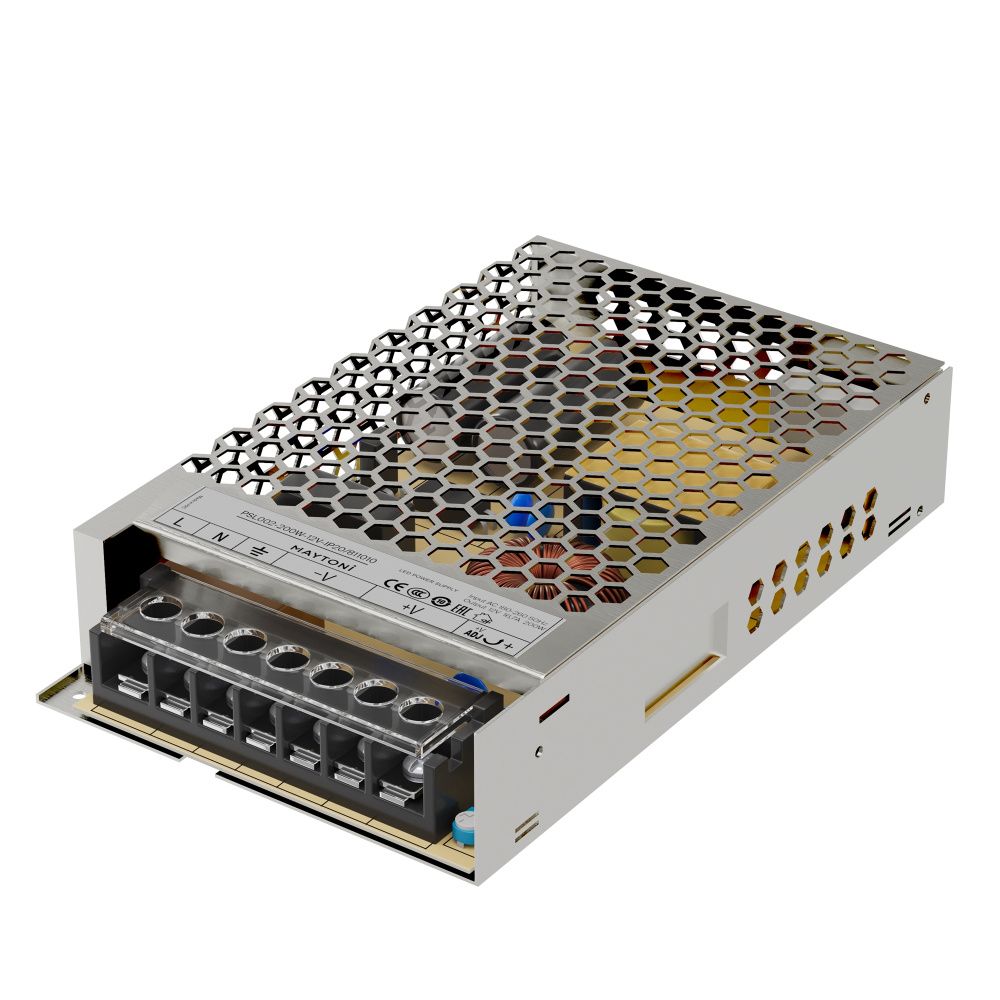 Блок питания PSL002 12V 200W IP 20 811010, 16*10*3 см, Maytoni Led Strip 811010, Серебро