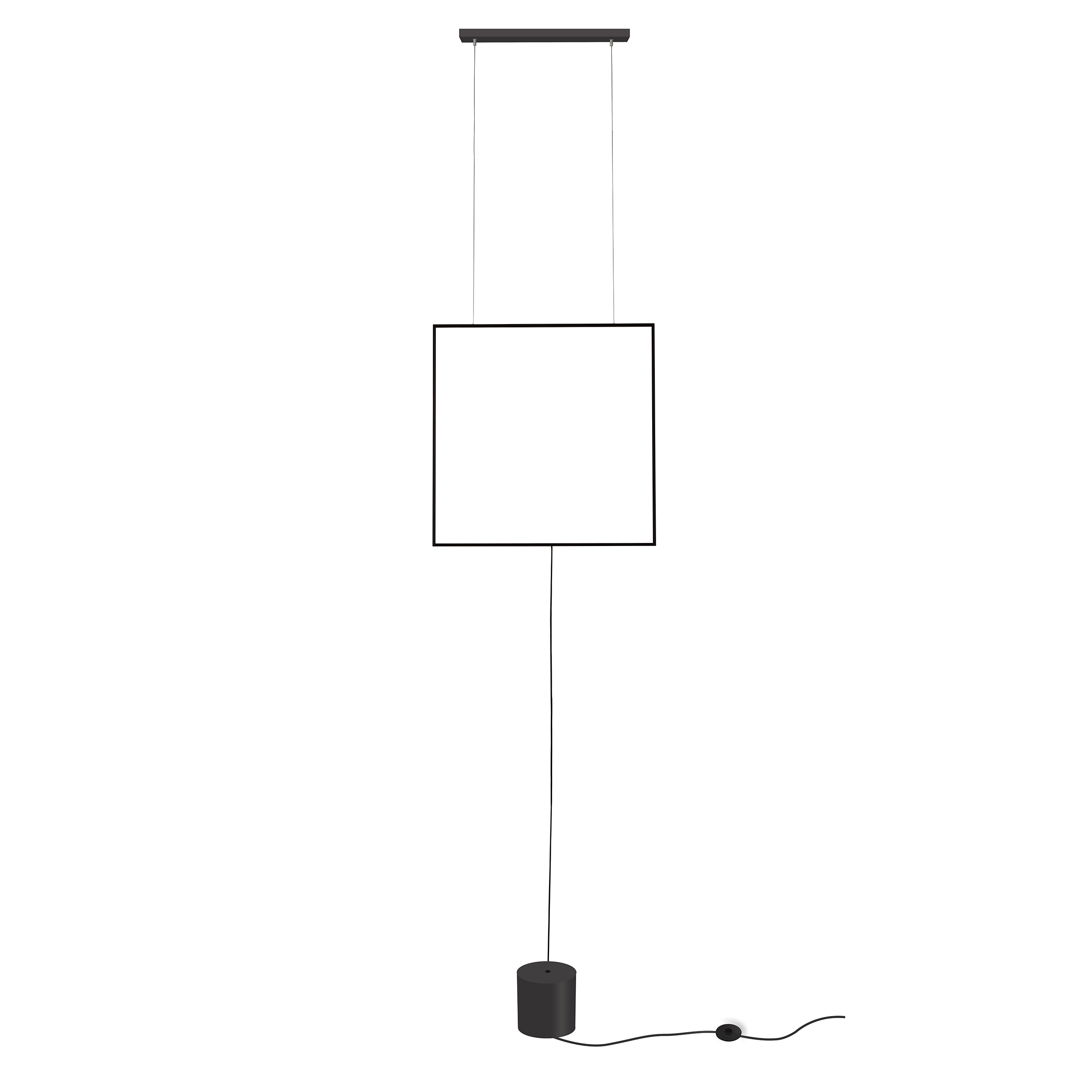 Светильник подвесной61 2*245/370 см, 28W 3000K Lightstar Undine 738647 Черный