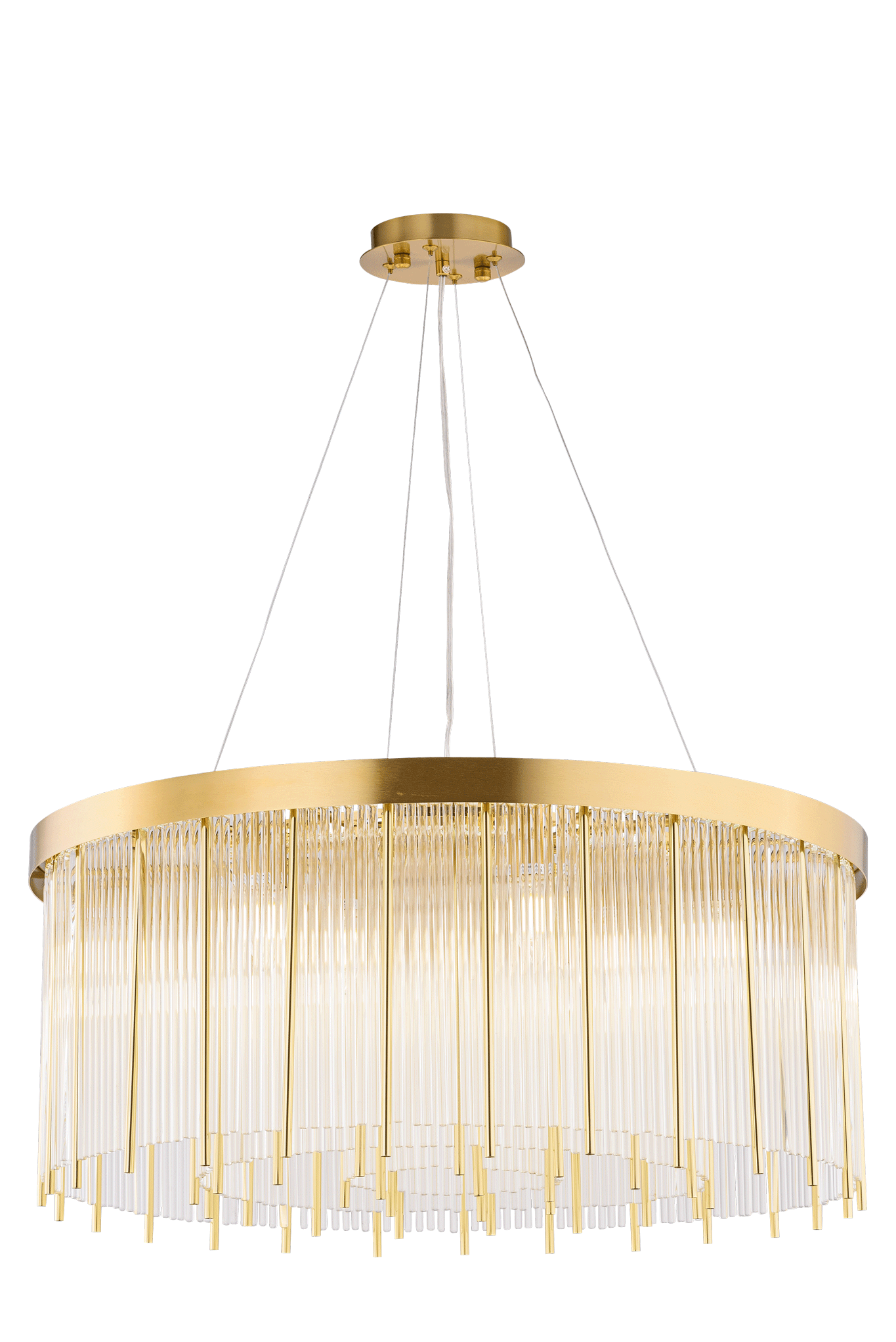Люстра 700*350, 12*E14, 40W NewRgy Cristallo 5401P/12 PT BRS, PT BRS