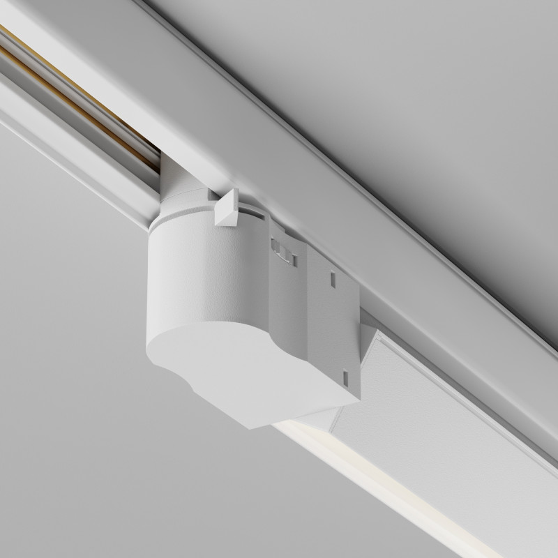 Трековый трехфазный светильник 38 см, 10W, 4000K, Maytoni Basis TR196-3-10W4K-W, белый