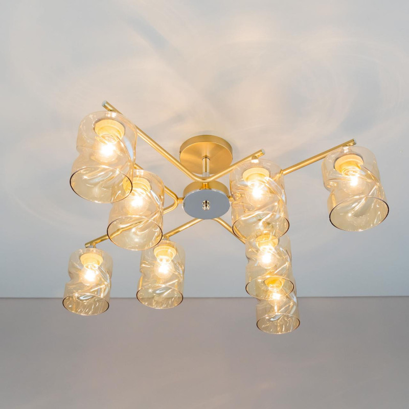 Люстра 70 см Citilux Клод CL137182 золото