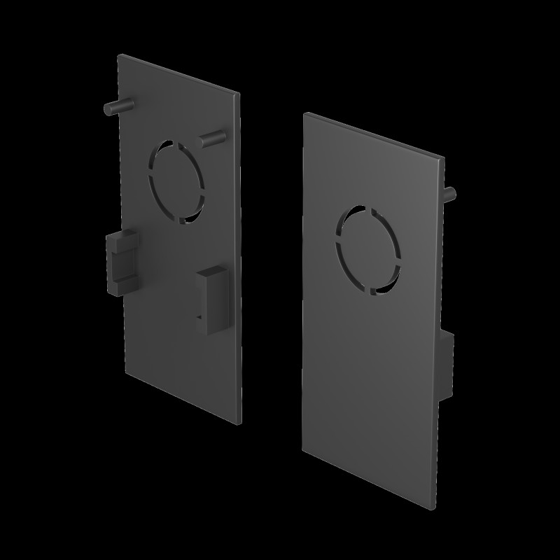 Заглушка Maytoni Technical Magnetic track system Exility TRA034EC-41B черный