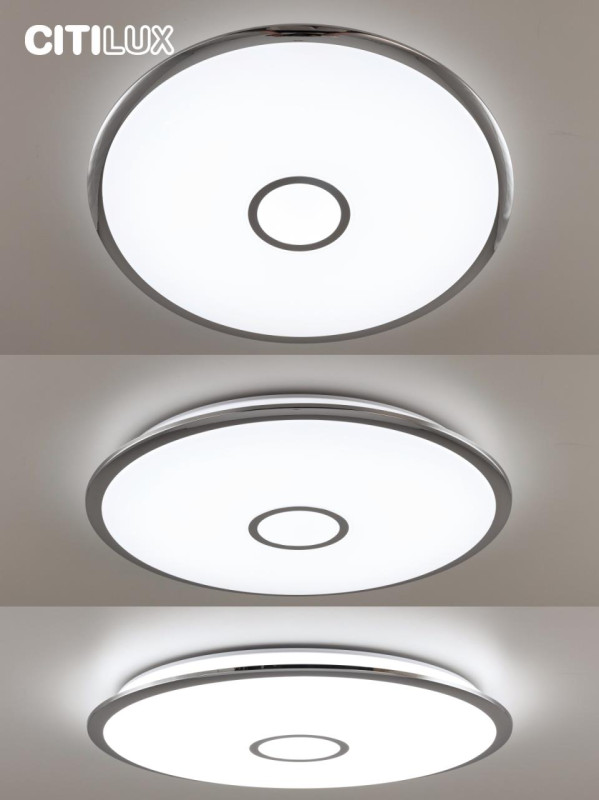 Светильник 67 см, 100W, 3000-5500К, 9600Lm, 31 м2 Citilux Старлайт Смарт CL703A100G, белый