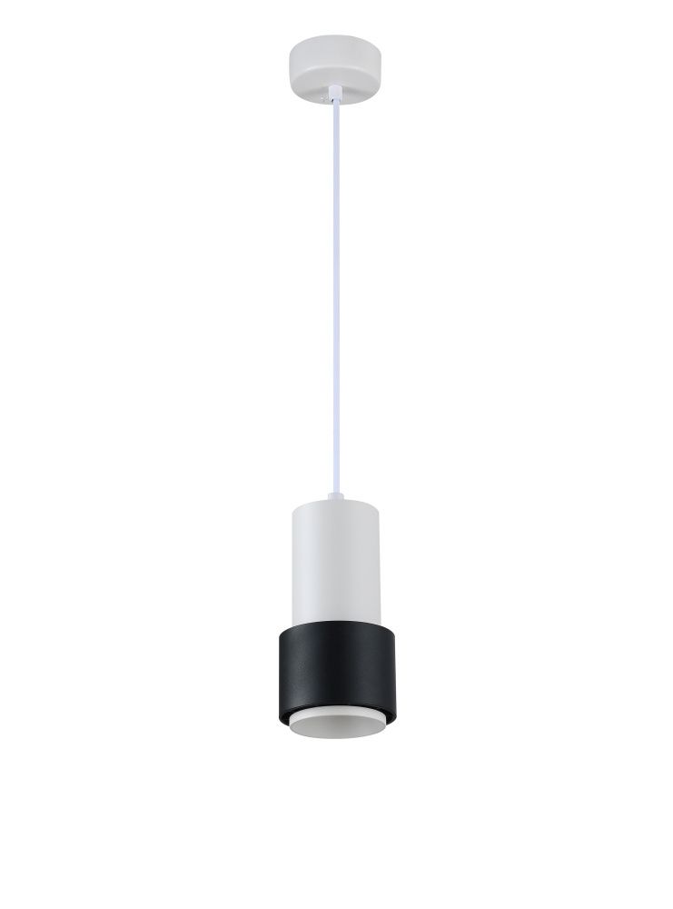 Светильник Ø70 x H240, мм, 1*10W 4000K, WHITE+BLACK(Черный+Белый) Rilon 1129W+B-L WHITE+BLACK