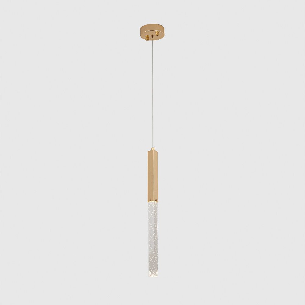 Подвесной светильник 16*16*160 см, LED 5W, 4000K, Золото MODELUX ML.88956.1 GD