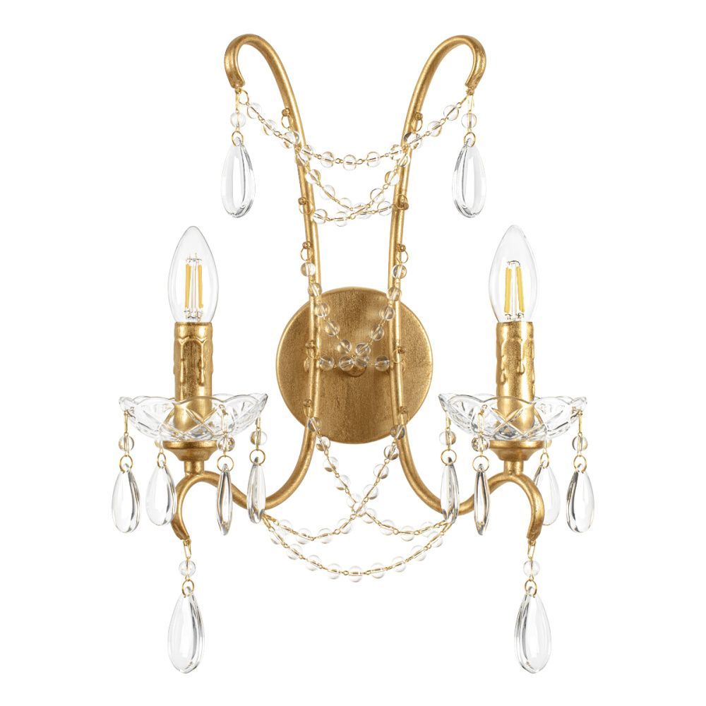 Бра 38 см, Loft IT Foil 10430W, золото