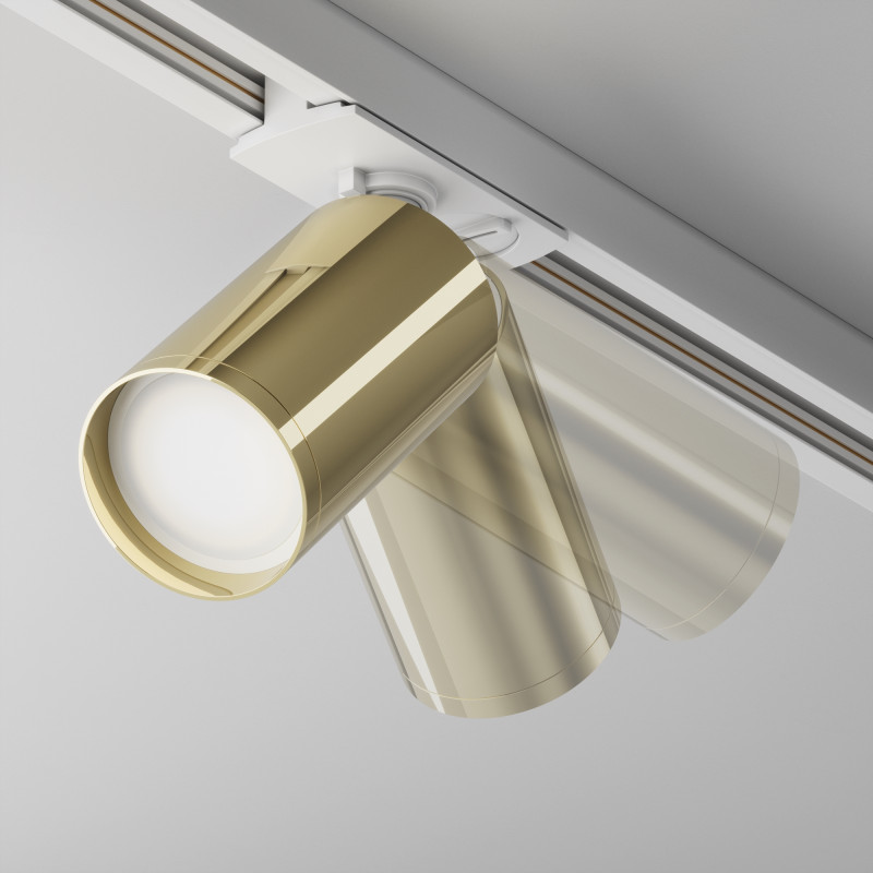 Светильник 5 см, Maytoni Focus S TR020-1-U-GU10-WG, белый-золото