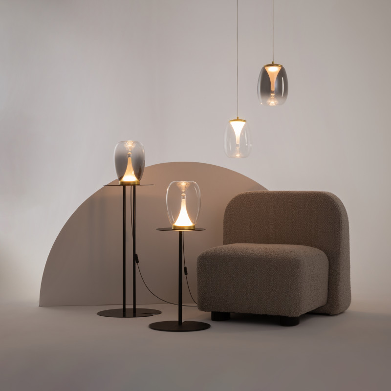 Подвесной светильник 20*20*333,1 см, LED, 7W, 3000К, Maytoni SPLASH MOD282PL-L8G3K1 золотой