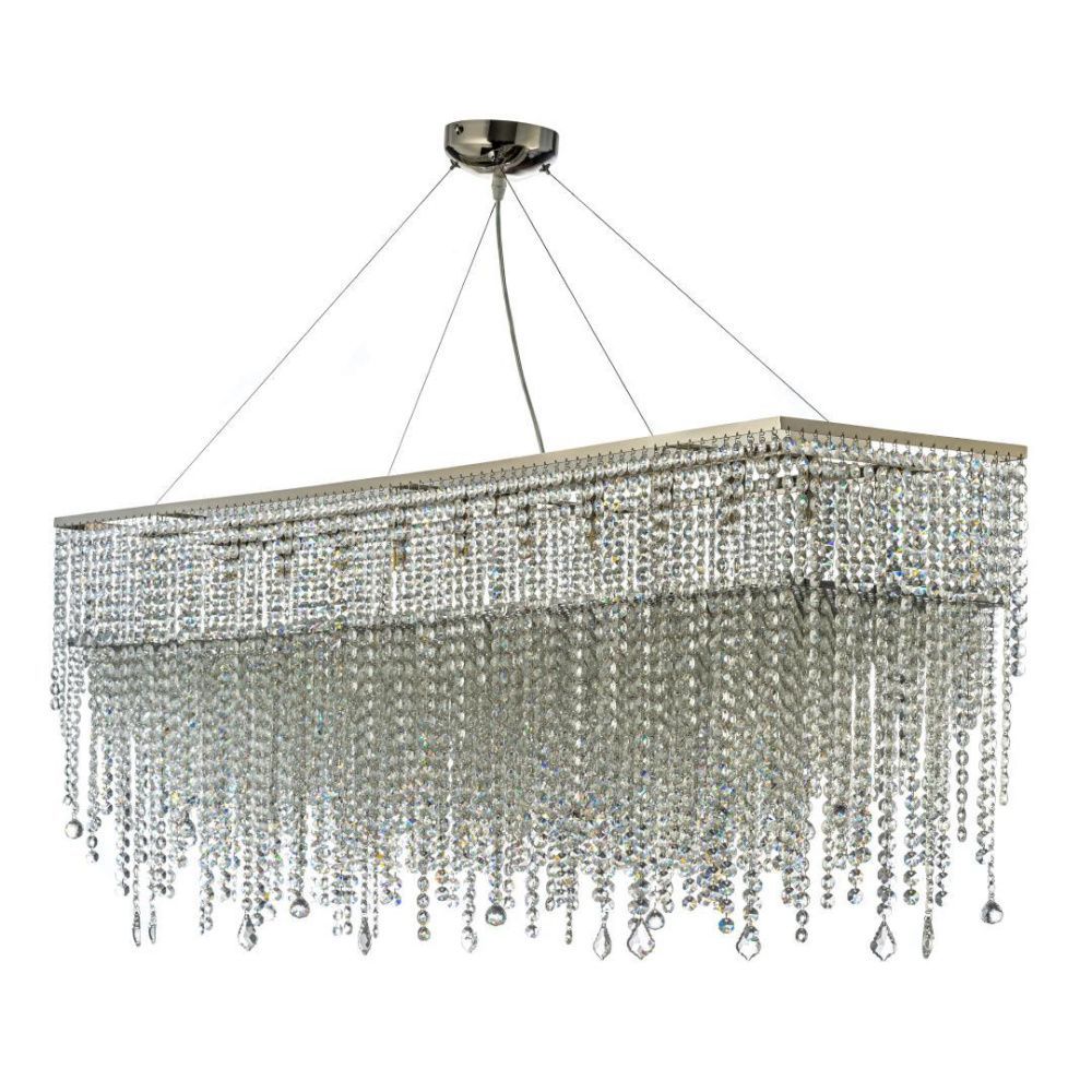 Люстра подвесная **22 см, 10*G9*40W, Arti Lampadari Milano Milano E 1.5.120x30.105 N, никель