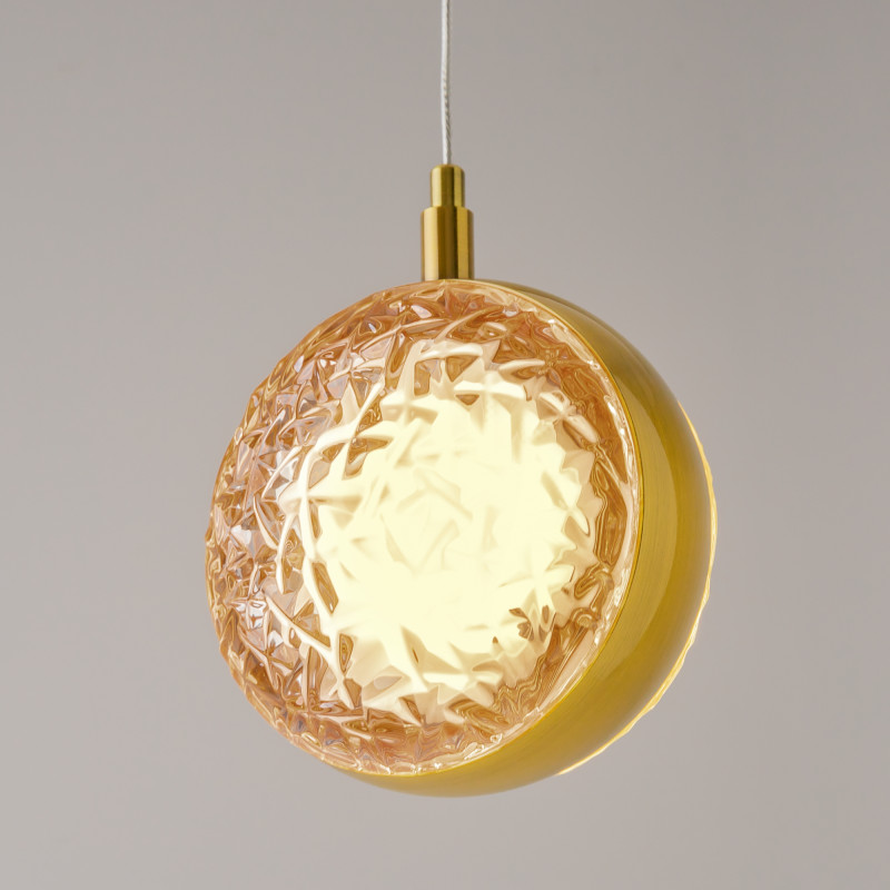 Подвесной светильник 14*13*318 см, LED, 3000К, Maytoni Mind MOD299PL-L10BS3K латунный