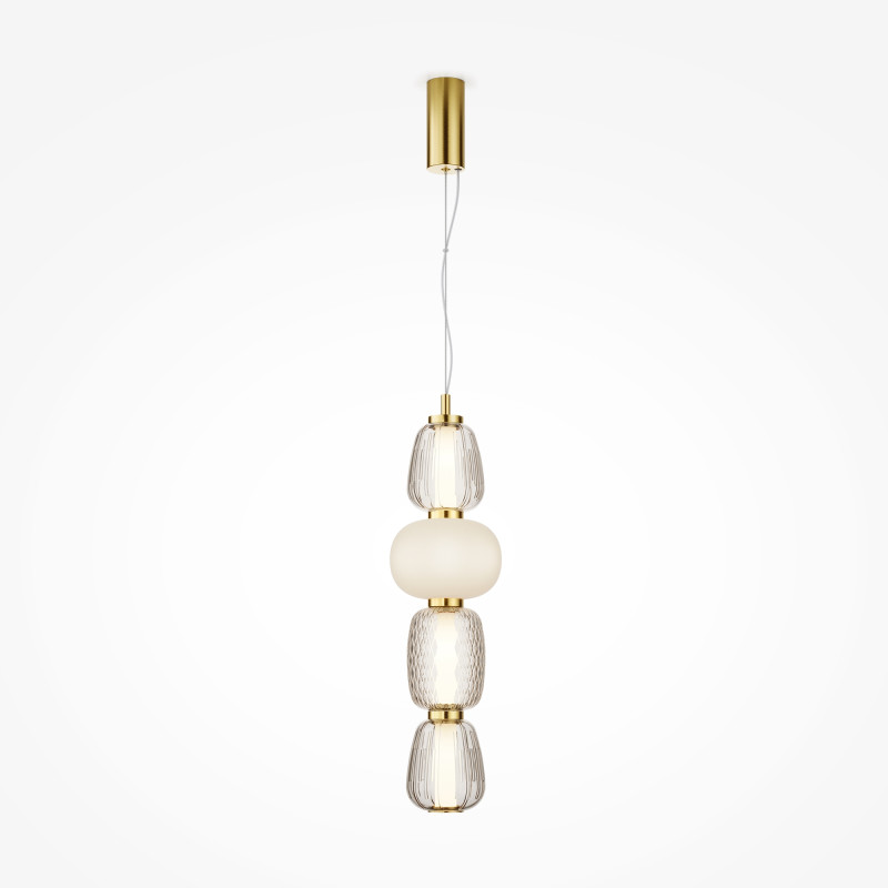 Подвесной светильник 17*17*378 см, LED, 32W, 3000К, Maytoni Pattern MOD267PL-L32G3K золотой