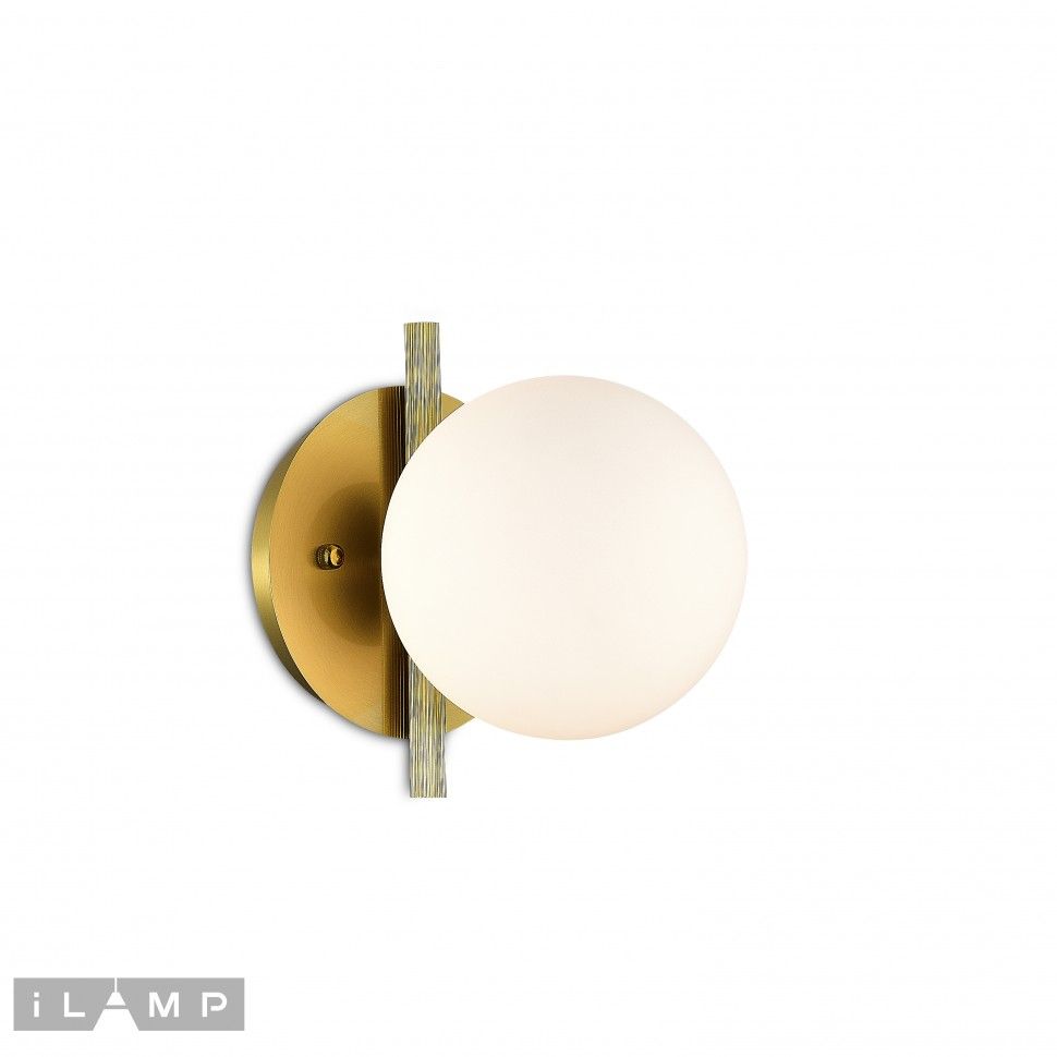 Бра 20- см, 1*G9*30W, iLamp Golden W2134-1 BR, Латунь