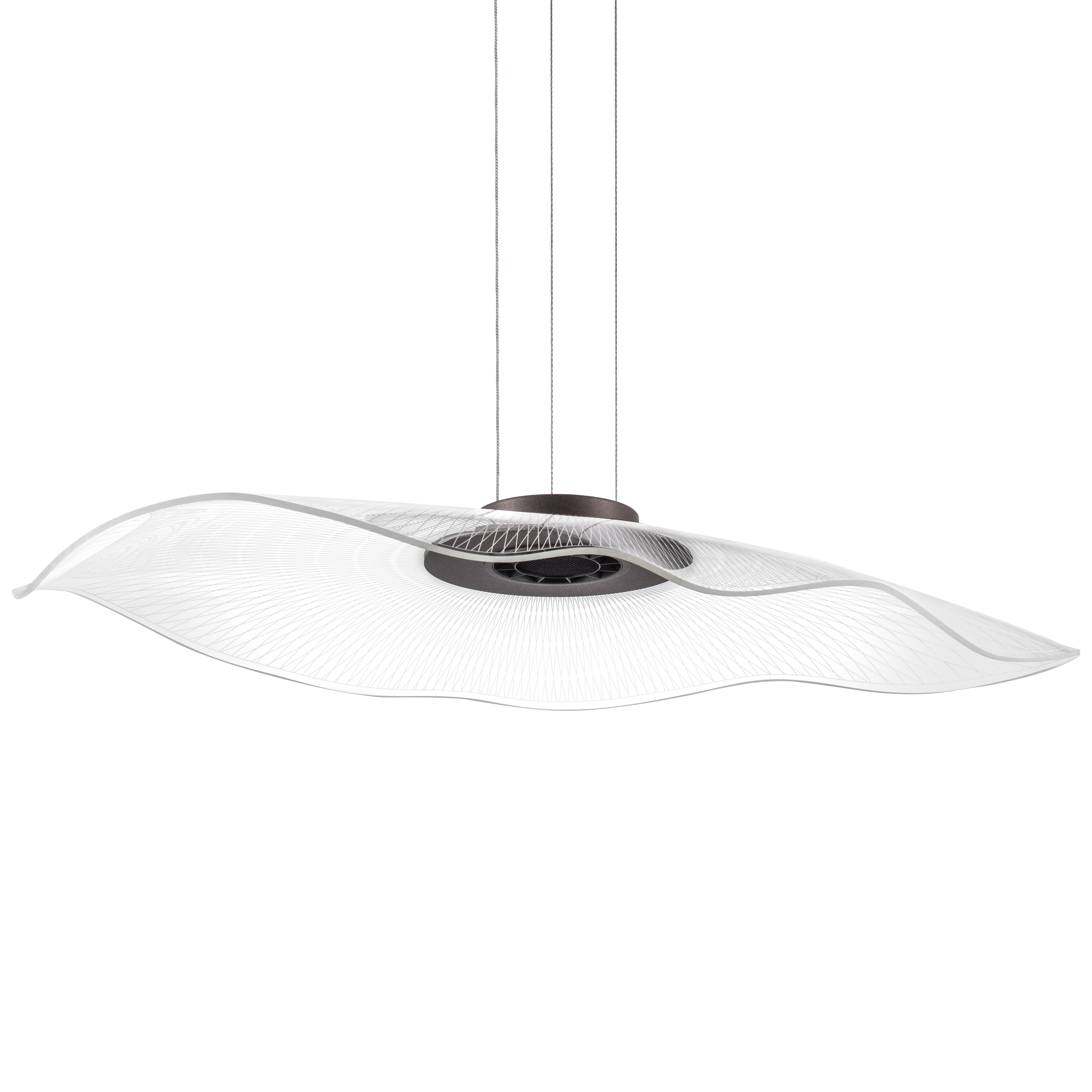 Люстра подвесная 50*13-150 см, 34W, 3000K, Lightstar Varese 731483, Кофейный