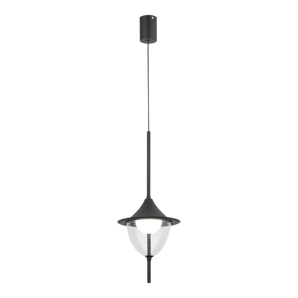 Подвесной светильник 21 см, 4W, 4000K, Lussole LSP-7482, черный