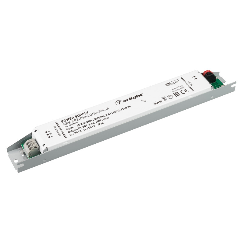 Блок питания для светодиодной ленты Arlight 025594(1) 25*3*2,1 см.