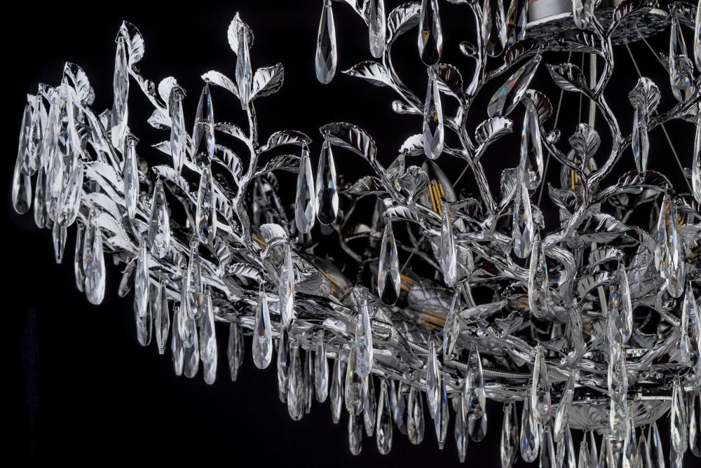 Люстра подвесная *120*76 см, 16*E14*40W, Dio D`arte Acerra Acerra E 1.5.120.100 N, Никель