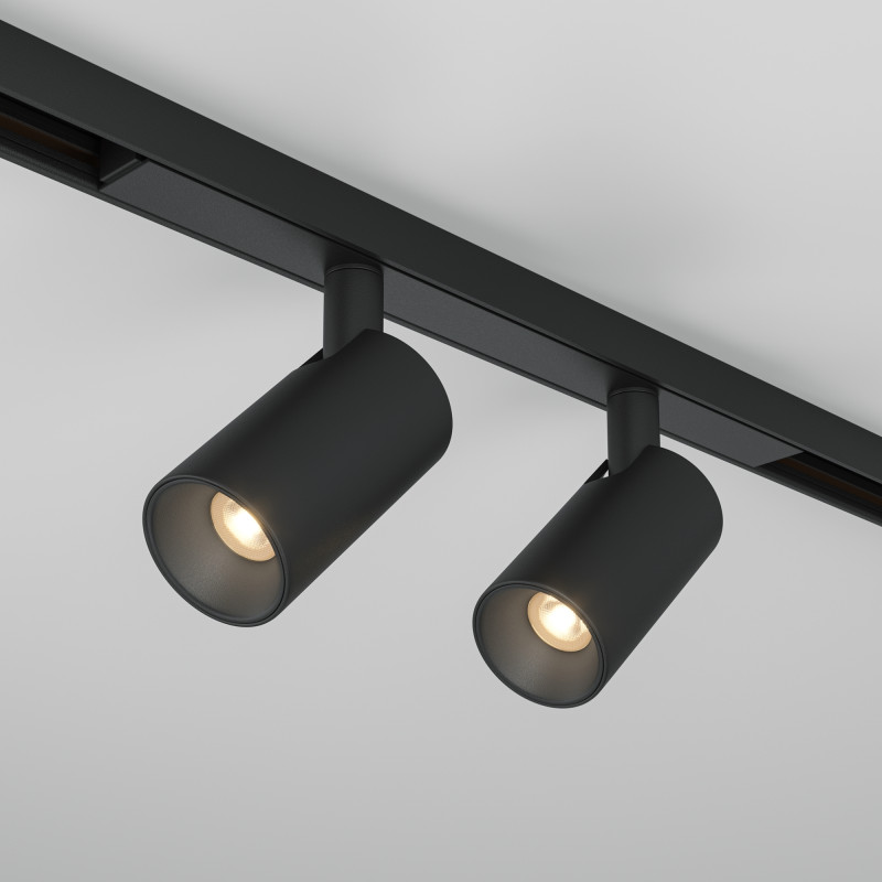 Светильник на шине 3,2*3,2*5,8 см, LED, 3000-6000К, Maytoni Technical Focus Duo TR176-1-2X5WTW-M-B черный