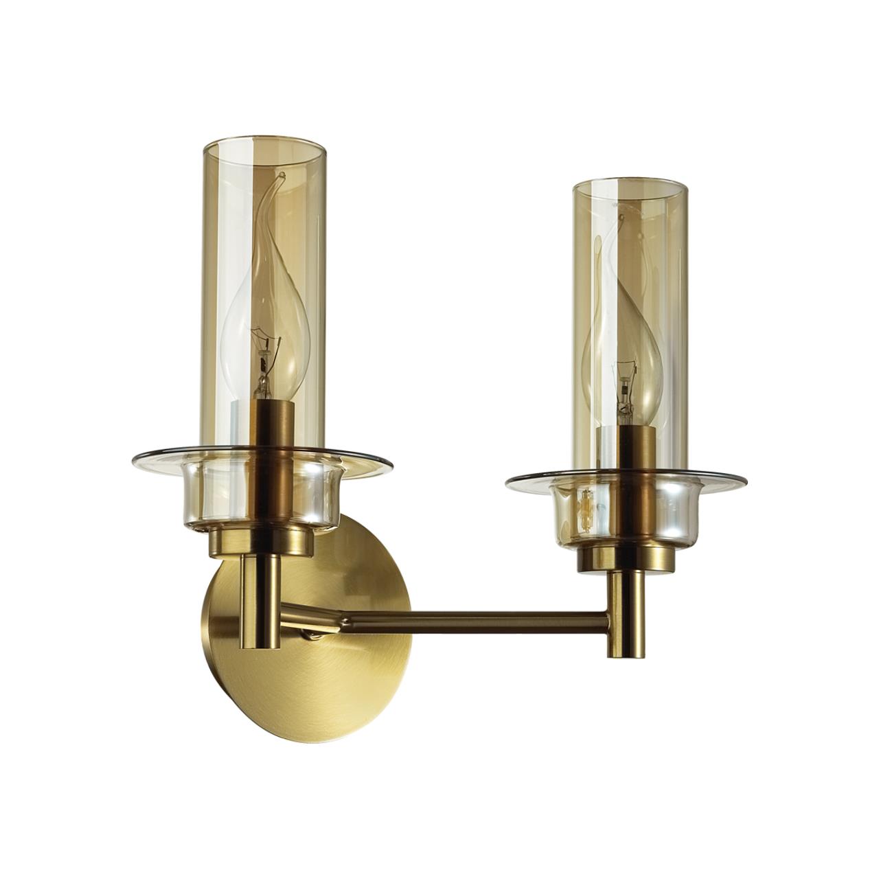 Бра 24*22*20 см, 2*E14 Lumion Madonna 6554/2W бронзовый