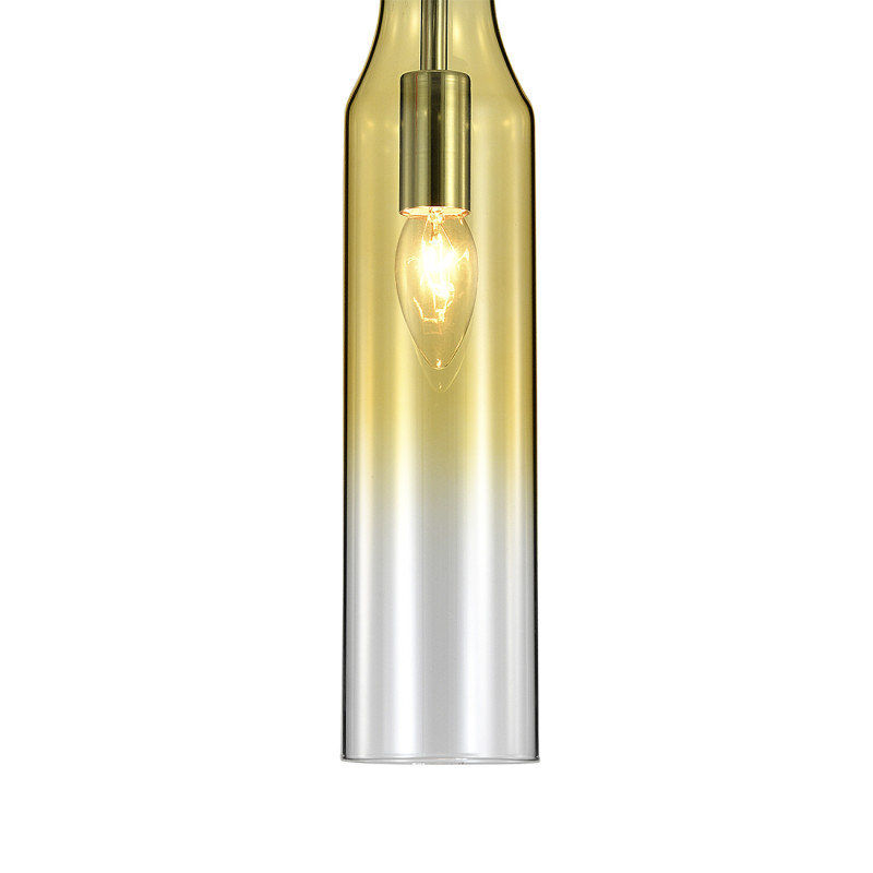 Подвесной светильник 8*8*198,5 см, 1*E14, 40W, Indigo BEUTA V000562 хром, 11052/1P Yellow