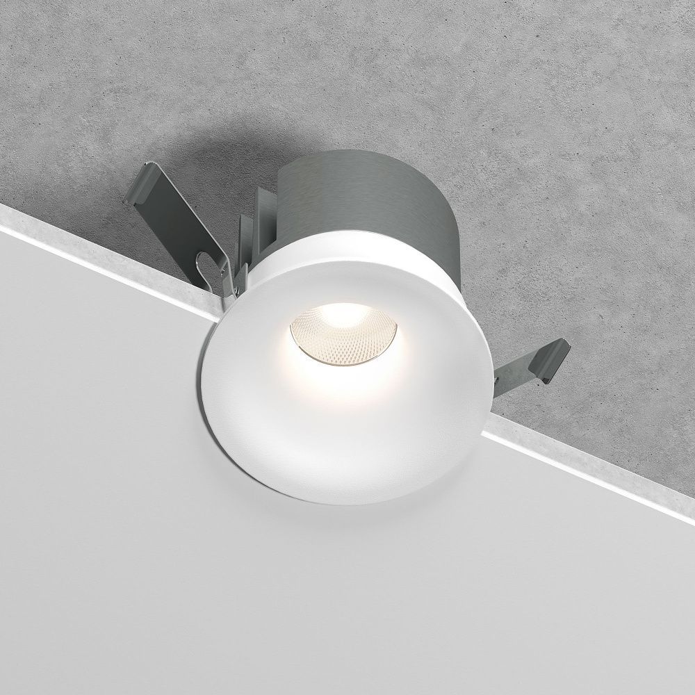 Потолочный акцентный светильник 8*8*6 см, LED, 15W, 4000K, Elektrostandard Bliss 25070/LED, белый