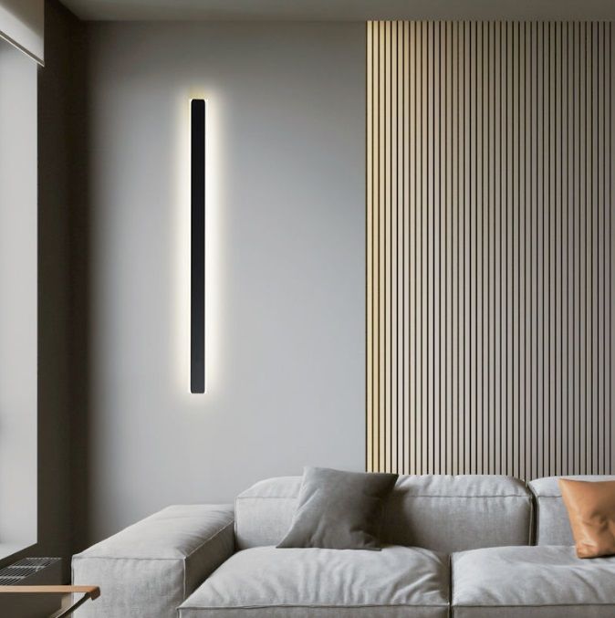 Светильник SPF-4396 BLACK/ЧЕРНЫЙ D1200*60/H40/2/LED/28W/5000-5500К LINER BLACK SPF22-05