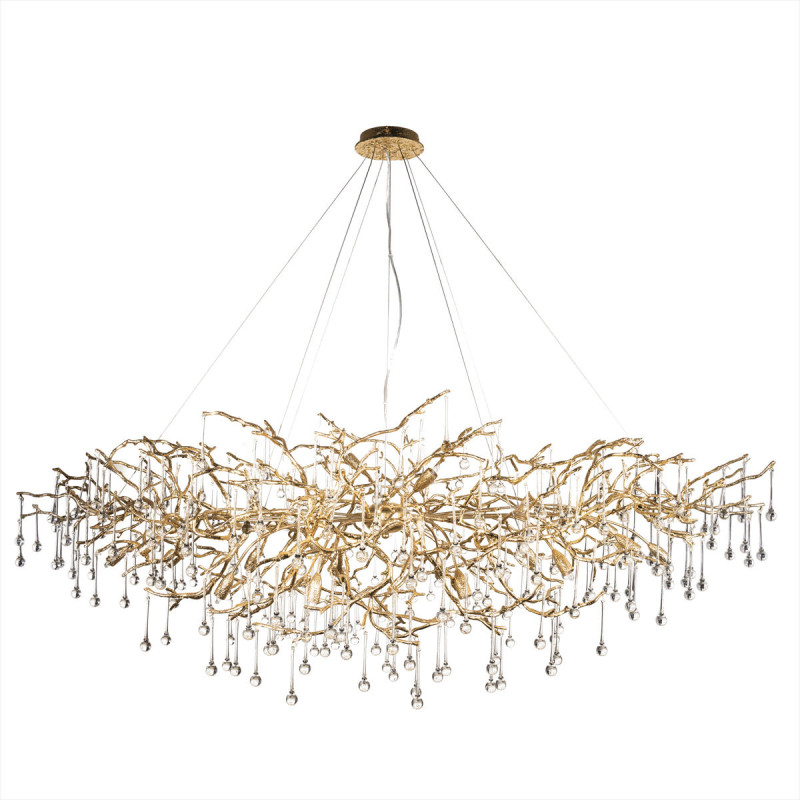Люстра 180*90 см, 18*G9*W, Loft It 10067/1800 GD Bijout, Золото
