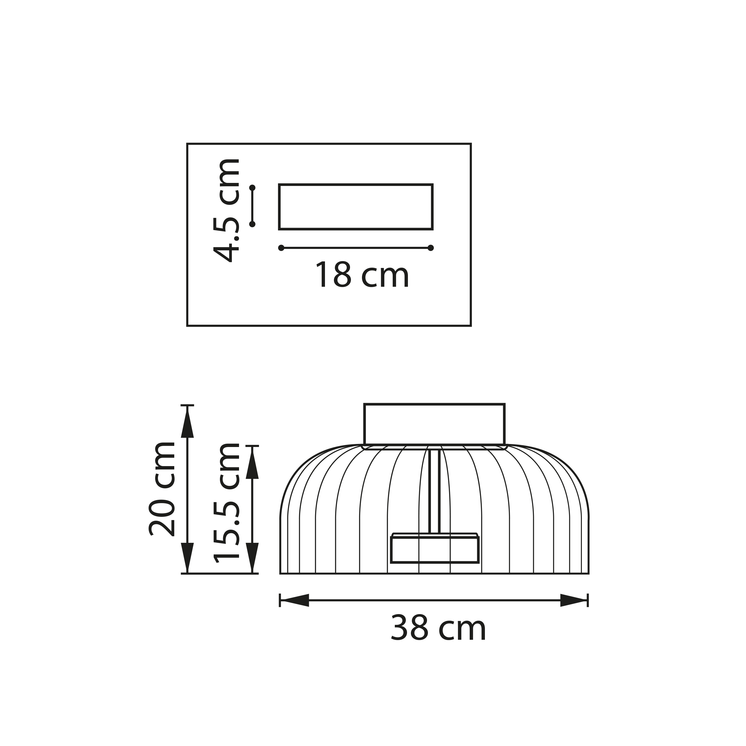 Люстра потолочная 38 см, 12W 3000K Lightstar Celesta 809061 Красное золото