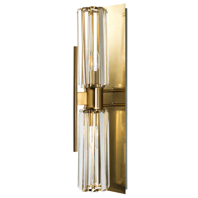 Бра 60 см, Crystal Lux MAGDOLINA AP2 BRONZE/TRANSPARENTE, бронза