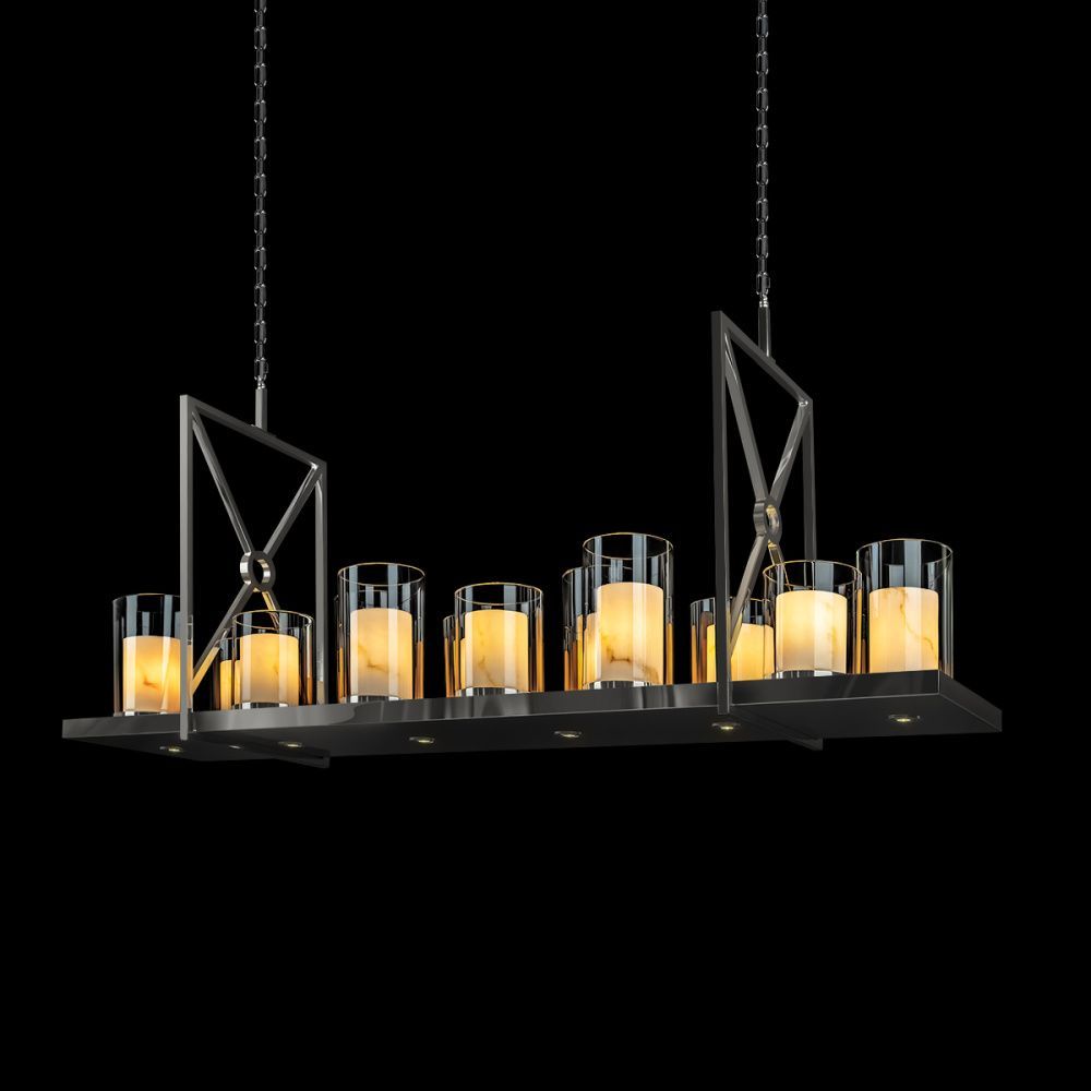 Подвесной светильник 160 см, Loft IT Candlebox 10436/1600R, никель