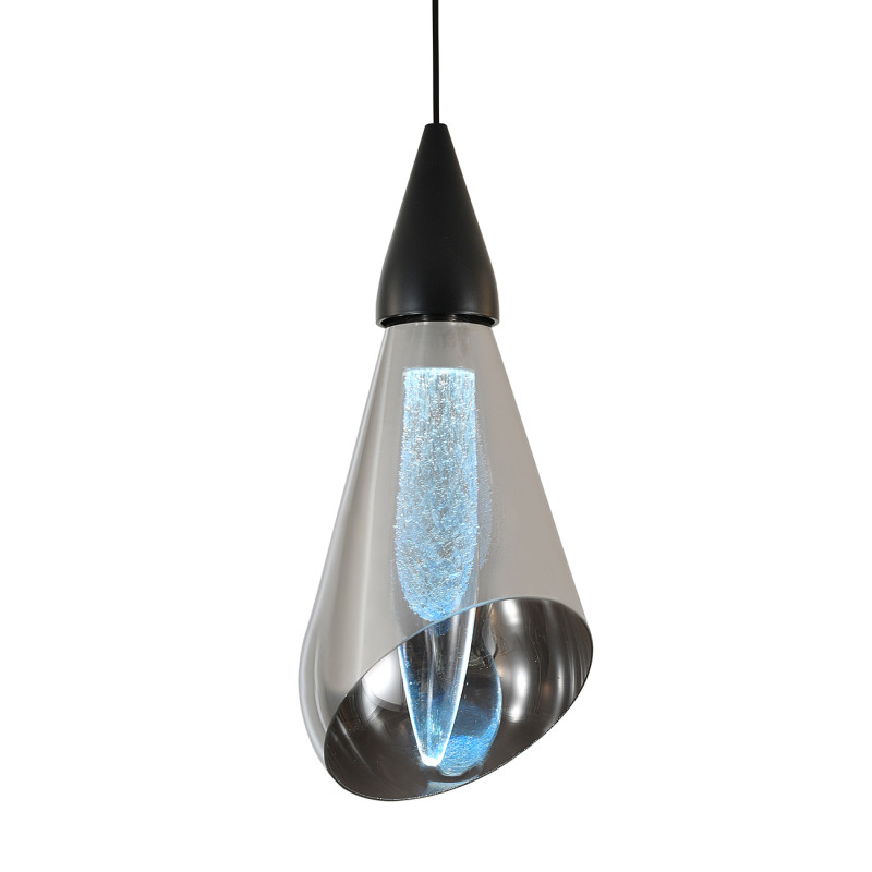 Подвесной светильник 10,8*10,8*178,5 см, LED, 3W, 4000К, Indigo RIFLESSO V000110L черный, 11049/1P Black