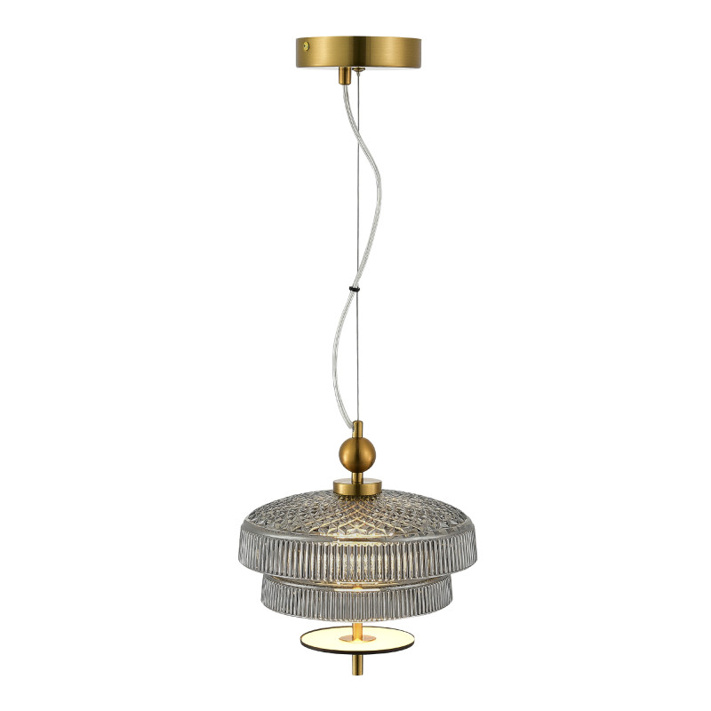 Подвесной светильник 25*180 см, LED, 8W,  3000К, ST-Luce Oriental SL6122.303.01 латунный