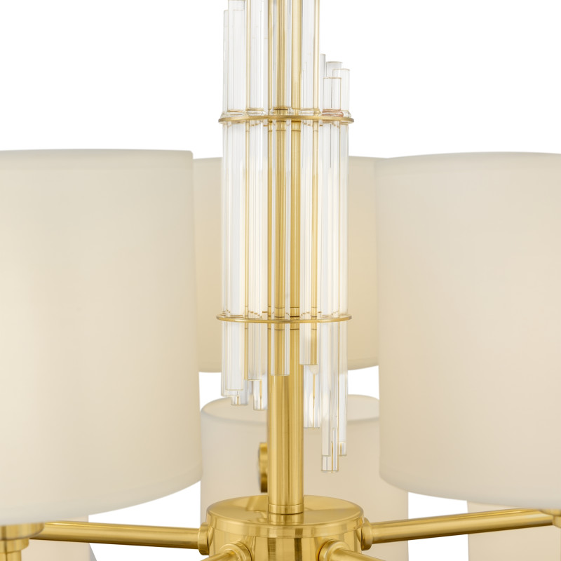 Подвесная люстра Maytoni Alloro MOD088PL-15BS, диаметр 90 см, латунь