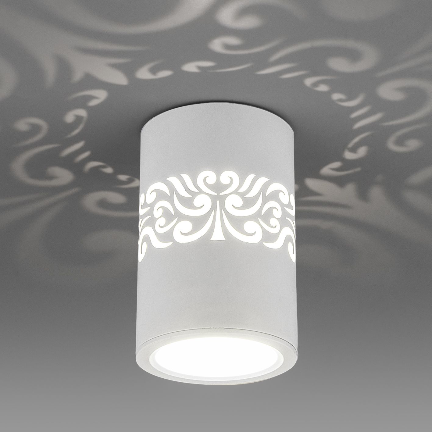 Светильник 7*7 см, LED 7W, 4200K с подсветкой DLS025 Elektrostandard