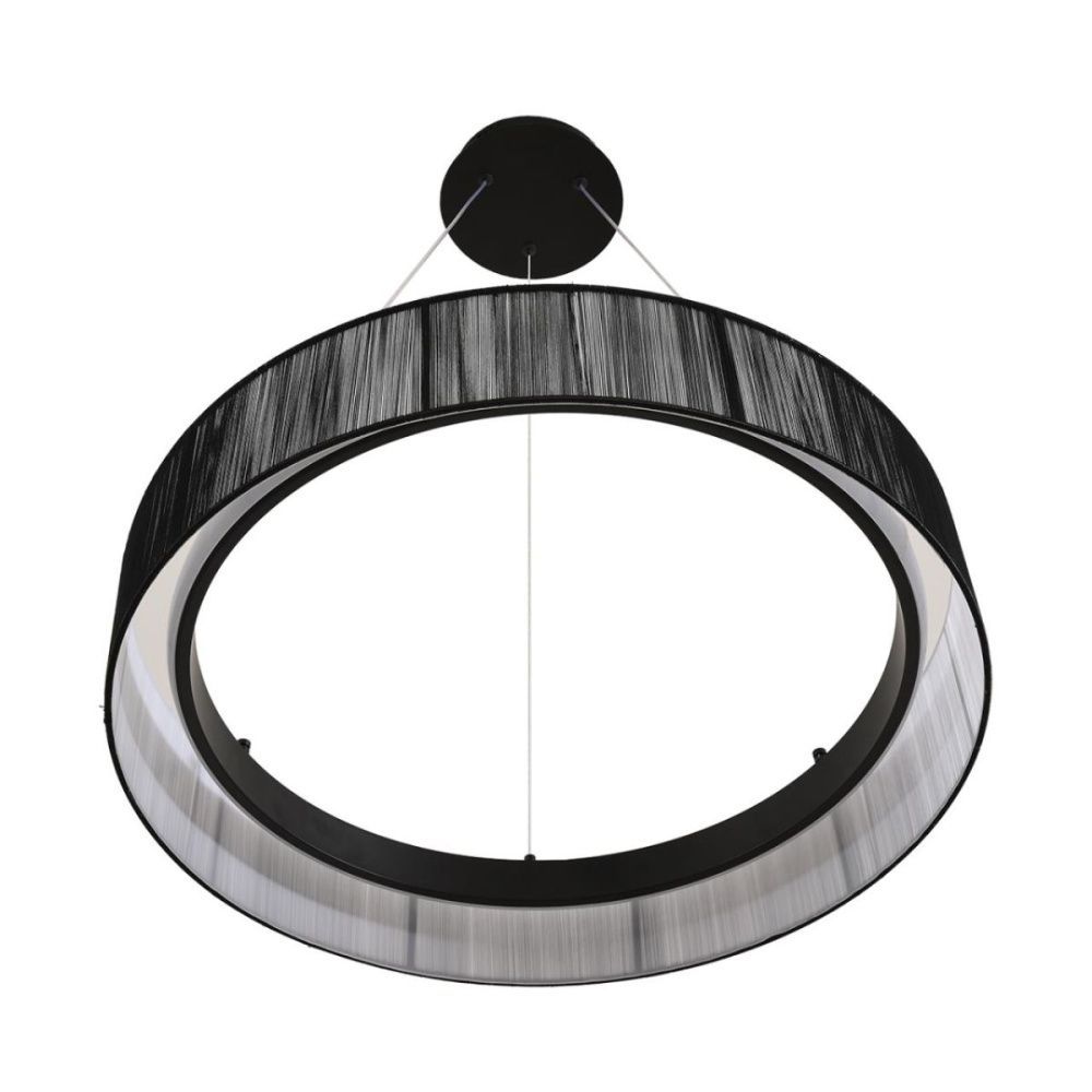 Подвесной светильник 60 см, 40W, 3000-6000K, Lumion Ledio Kava 8371/40L, черный